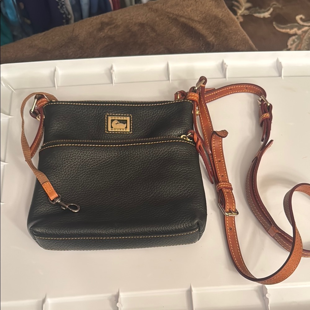 Dooney & Bourke Green Leather Crossbody Bag